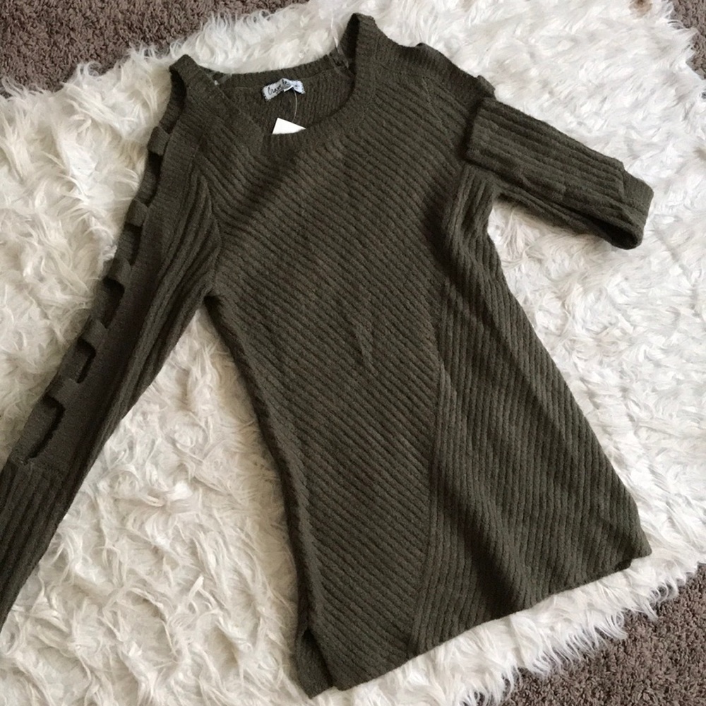 Olive green sweater